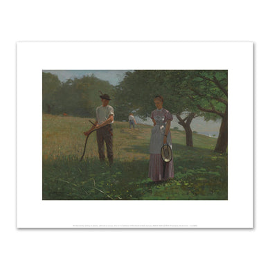 Winslow Homer, Waiting an Answer, 1872, Fine Art Prints in various sizes by 1000Artists.com