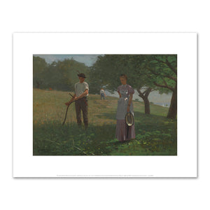 Winslow Homer, Waiting an Answer, 1872, Fine Art Prints in various sizes by 1000Artists.com