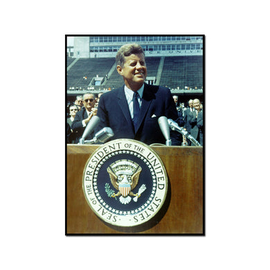 President Kennedy speaks at Rice University