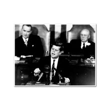 Kennedy Giving Historic Speech to Congress