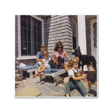 Kennedy Family with Dogs During a Weekend at Hyannisport