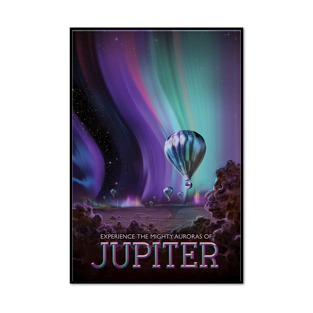 Experience the Mighty Auroras of Jupiter Artblock