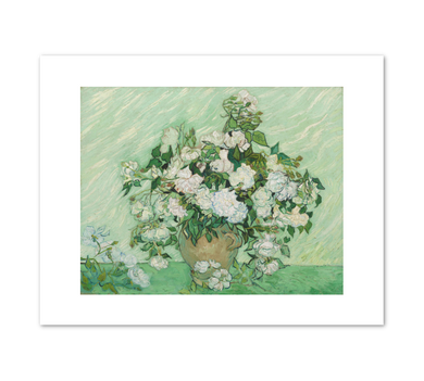 Vincent van Gogh, Roses,1890, Fine Art Prints in various sizes by 1000Artists.com