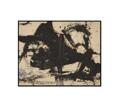 Franz Kline, Untitled, 1950s, Framed Art Print with black frame in 3 sizes by 1000Artists.com