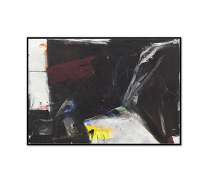 Franz Kline, C & O, 1958, Framed Art Print with black frame in 3 sizes by 1000Artists.com