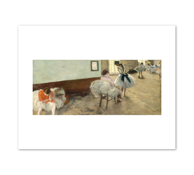 Edgar Degas, The Dance Lesson,  c. 1879, Fine Art Prints in various sizes by 1000Artists.com