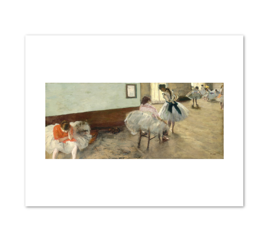 Edgar Degas, The Dance Lesson,  c. 1879, Fine Art Prints in various sizes by 1000Artists.com