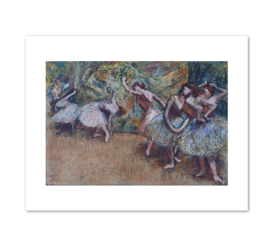 Edgar Degas, Ballet Scene, c. 1907, Fine Art Prints in various sizes by 1000Artists.com