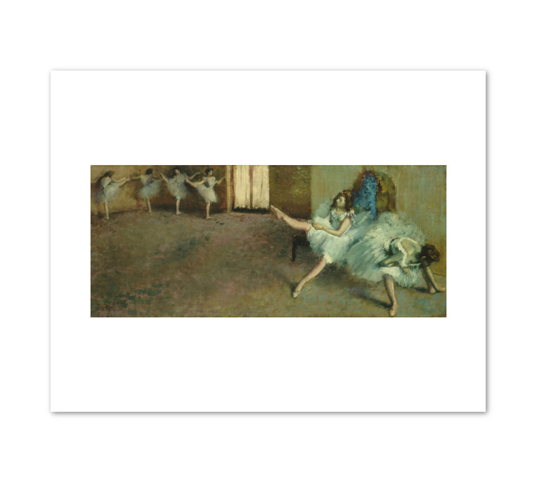 Edgar Degas, Before the Ballet, 1890/1892, Fine Art Prints in various sizes by 1000Artists.com