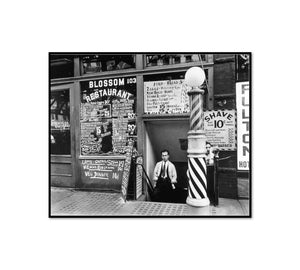 Blossom Restaurant, 103 Bowery, Manhattan by Berenice Abbott Artblock