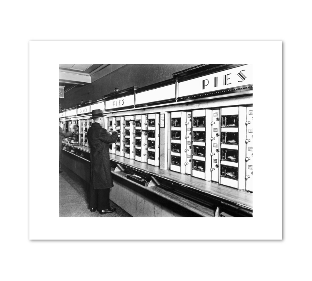 Berenice Abbott, Automat, 977 Eighth Avenue, Manhattan, Fine Art Prints in various sizes by 1000Artists.com