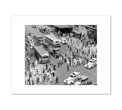 Berenice Abbott, Herald Square, 34th and Broadway, Manhattan. From Changing New York, a Federal Arts Project, 1936, Fine Art Prints in various sizes by 1000Artists.com