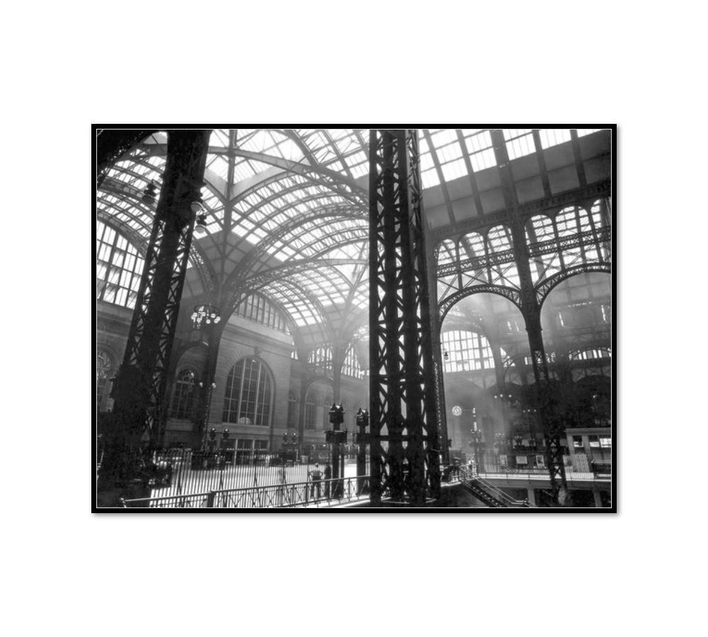 Penn Station, Interior, Manhattan by Berenice Abbott Artblock