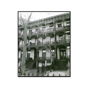 Wrought Iron Ornament, 112-114 West 11th Street, Manhattan by Berenice Abbott Artblock