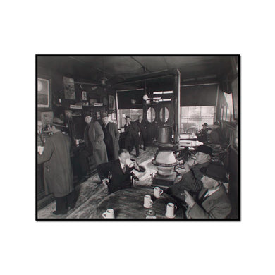 McSorley's Ale House, 15 East 7th Street, Manhattan by Berenice Abbott Artblock