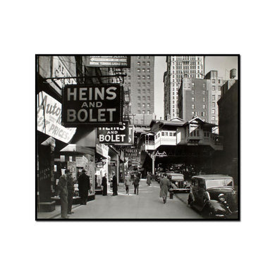 Radio Row, Cortlandt Street, Manhattan by Berenice Abbott Artblock