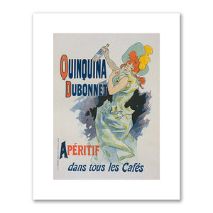Jules Chéret, Quinquina Dubonnet, from Les Maîtres de l'affiche, Volume 1, 1898, New York Public Library. Fine Art Prints in various sizes by 1000Artists.com