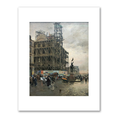 Giuseppe De Nittis, La place des Pyramides, 1875, Musée d’Orsay, Paris. Fine Art Prints in various sizes by 1000Artists.com