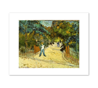 Vincent van Gogh, Entrance to the Public Gardens in Arles, 1888, Fine Art Prints in various sizes by 1000Artists.com