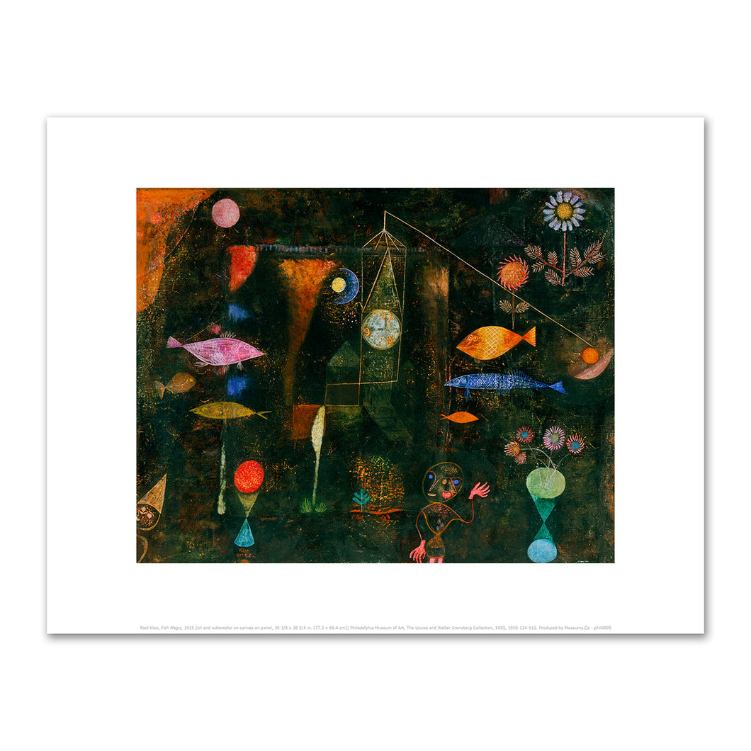 Paul Klee, Fish Magic, 1925, Philadelphia Museum of Art. Fine Art Prints in various sizes by 1000Artists.com