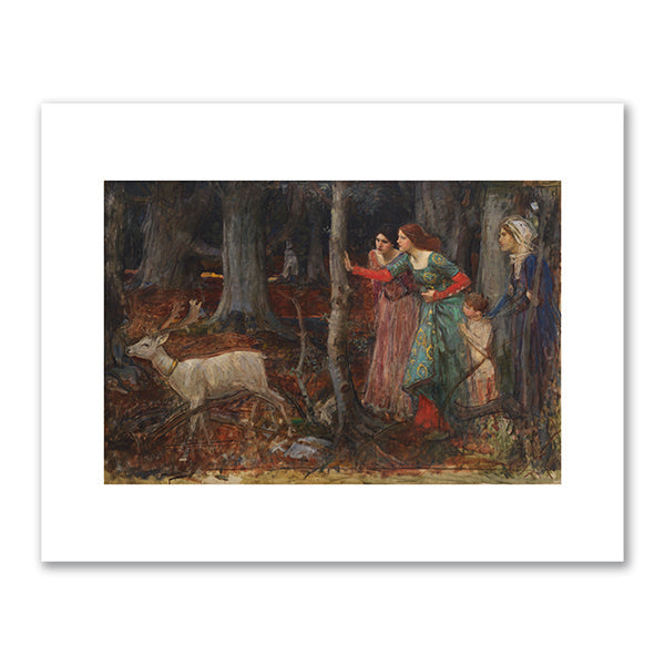 John William Waterhouse, The Mystic Wood, c.1910, Queensland Art Gallery | Gallery of Modern Art. Fine Art Prints in various sizes by 1000Artists.com