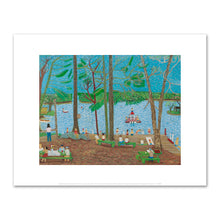 Ralph Fasanella, Peach Lake, 1977, Collection of Marc Fasanella, © Estate of Ralph Fasanella. Fine Art Prints in various sizes by 1000Artists.com