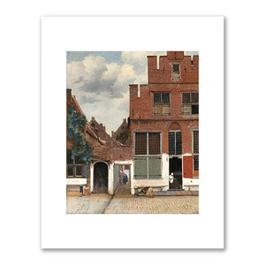 Johannes Vermeer, The Little Street (Het straatje), c. 1658, Rijksmuseum. Fine Art Prints in various sizes by 1000Artists.com