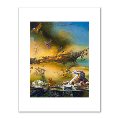 Alexis Rockman, The Sinking of the Brig Helen, 2017, Private Collection, © Alexis Rockman. Fine Art Prints in various sizes by 1000Artists.com