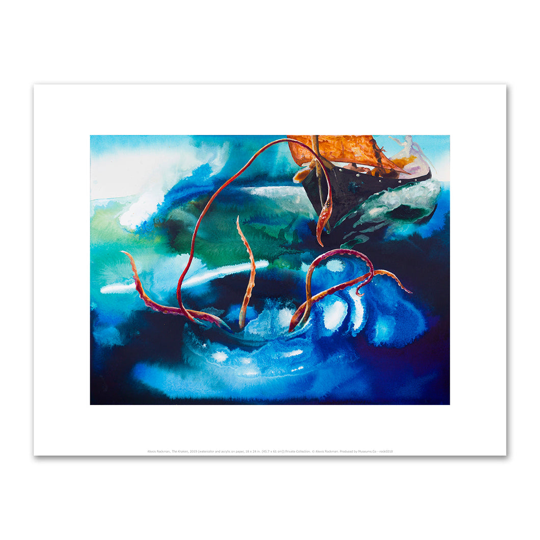 Alexis Rockman, The Kraken, 2019, Private Collection, © Alexis Rockman. Fine Art Prints in various sizes by 1000Artists.com
