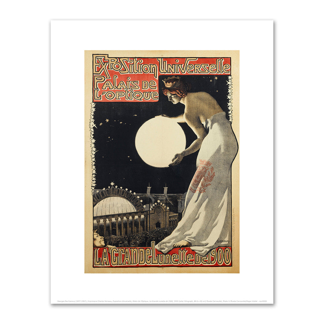 Georges Paul Leroux (1877-1957), Imprimerie Charles Verneau, Exposition Universelle, Palais de l'Optique, La Grande Lunette de 1900, 1900, Fine Art Prints in various sizes by 1000Artists.com