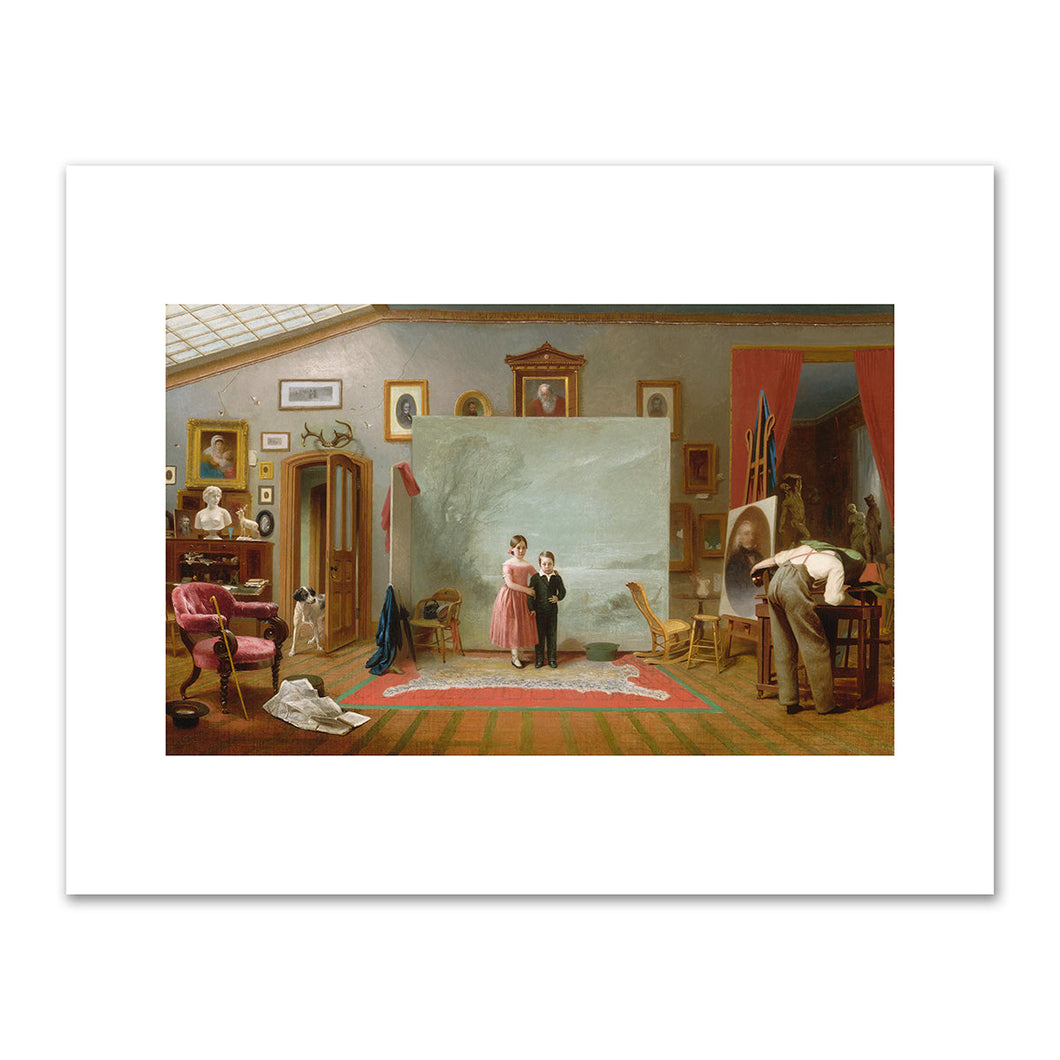 Thomas Le Clear, Interior with Portraits, c. 1865, Smithsonian American Art Museum. Fine Art Prints in various sizes by 1000Artists.com