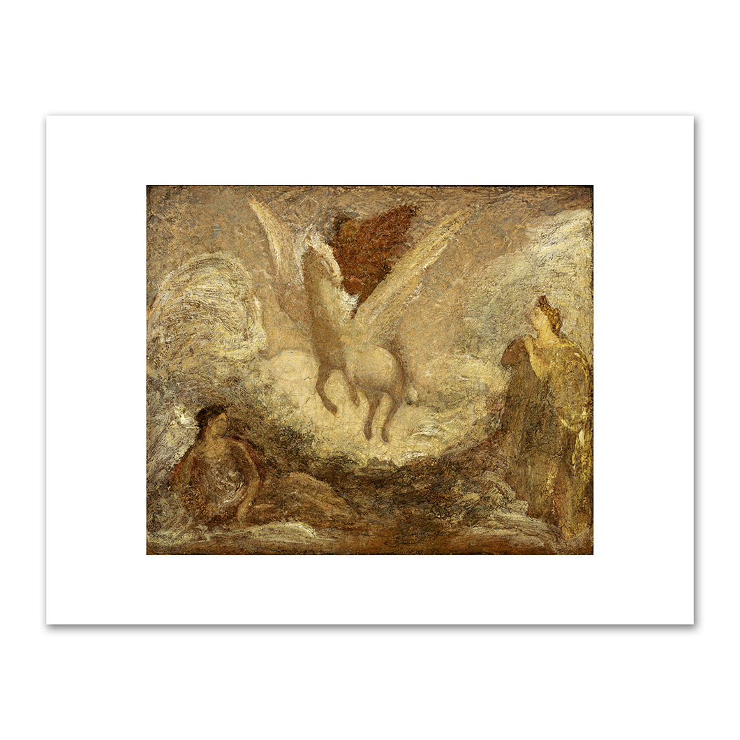 Albert Pinkham Ryder, Pegasus Departing, by 1901, Smithsonian American Art Museum. Fine Art Prints in various sizes by 1000Artists.com