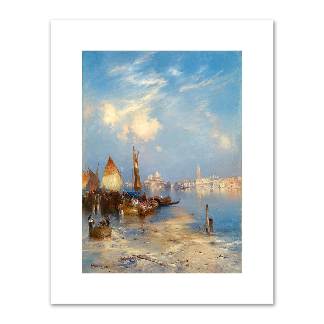 Thomas Moran, A View of Veniceca, 1891, Smithsonian American Art Museum. Fine Art Prints in various sizes by 1000Artists.com