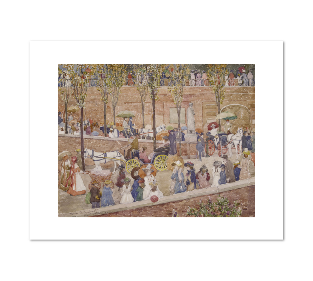Maurice Prendergast, Monte Pincio, Rome, 1898–99, Fine Art Prints in various sizes b 1000Artists.com
