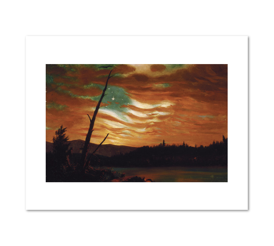 Frederic Edwin Church, Our Banner in the Sky, 1861, Terra Foundation for American Art. Fine Art Prints in various sizes by 1000Artists.com