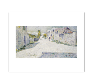 Dawson Dawson-Watson, Giverny: Road Looking West toward Church, c. 1890, Fine Art Prints in various sizes by 1000Artists.com