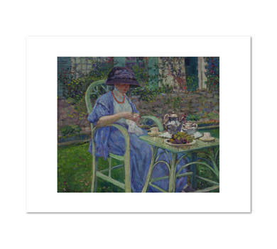 Frederick Frieseke, Breakfast in the Garden, c. 1911, Fine Art Print in various sizes by 1000Artists.com