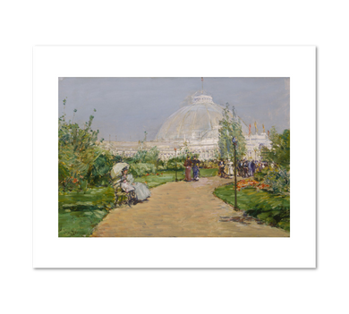 Frederick Childe Hassam, Horticulture Building, World's Columbian Exposition, Chicago, 1893, Fine Art Prints in various sizes by 1000Artists.com