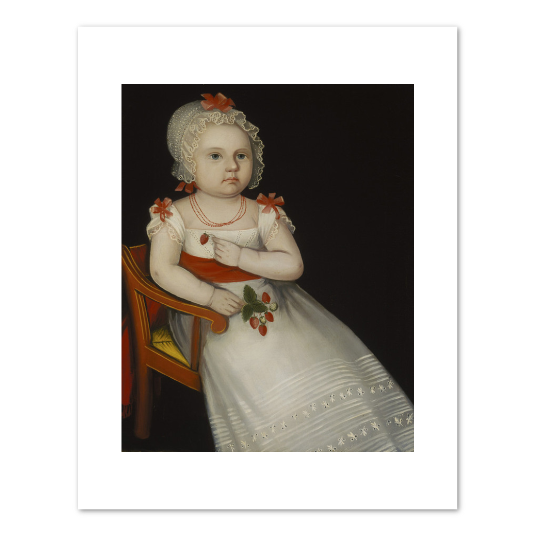 Ammi Phillips, Mary Elizabeth Smith, 1827, Terra Foundation for American Art. Fine Art Prints in various sizes by 1000Artists.com