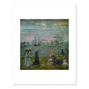 Maurice Prendergast, Promenade with Parasols, between 1895 and 1897, Fine Art Prints in various sizes by 1000Artists.com