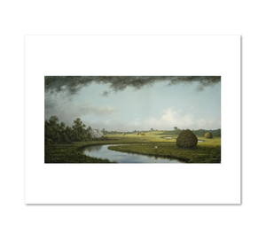 Martin Johnson Heade, Newburyport Marshes: Approaching Storm, c. 1871, Fine Art Prints in various sizes by 1000Artists.com