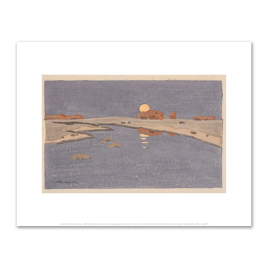 Arthur Wesley Dow, Moonrise, c. 1898–1905, Fine Art Prints in various sizes by 1000Artists.com