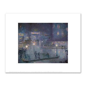 Theodore Earl Butler, Place de Rome at Night, 1905, Terra Foundation for American Art. Fine Art Prints in various sizes by 1000Artists.com