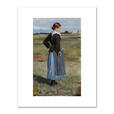 Childe Hassam, French Peasant Girl, c. 1883, Terra Foundation for American Art. Fine Art Prints in various sizes by 1000Artists.com