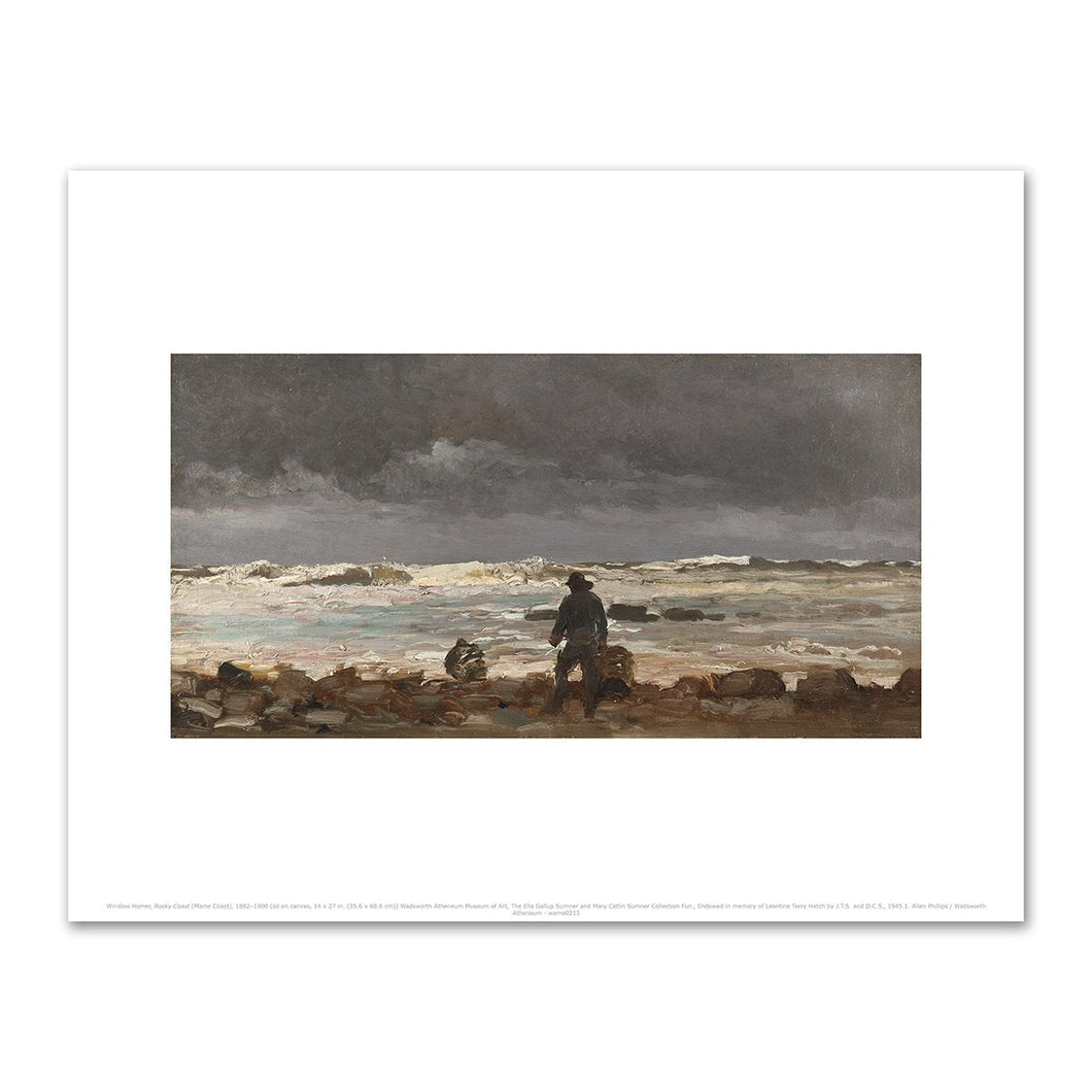 Rocky Coast (Maine Coast) by Winslow Homer