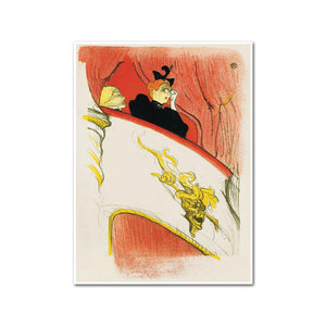 The Box with the Gilded Mask (La Loge au mascaron dore) by Henri de Toulouse-Lautrec Artblock