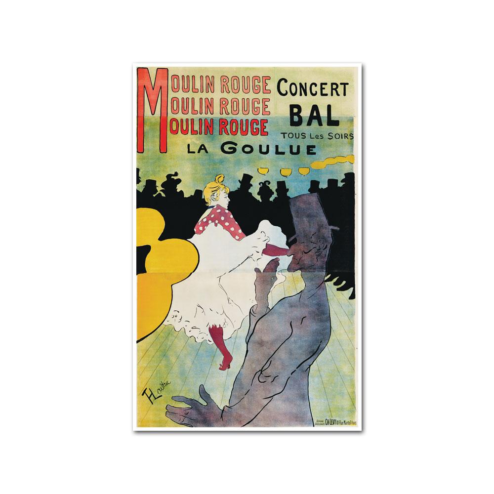 Moulin Rouge, La Goulue (Moulin Rouge-La Goulue) by Henri de Toulouse-Lautrec Artblock