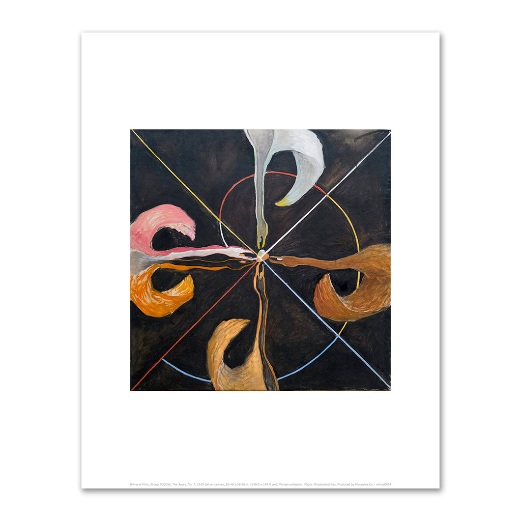 Hilma af Klint, Group IX/SUW, No. 7, The Swan, 1915, Fine Art Prints in various sizes by 1000Artists.com, 