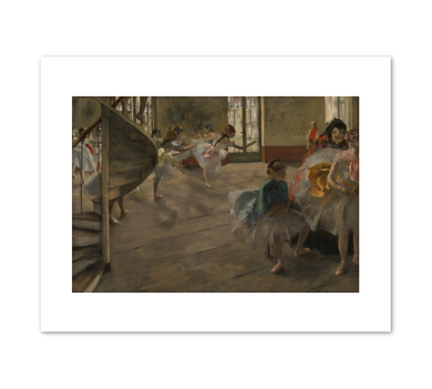 Edgar Degas, The Rehearsal, 1874, Fine Art Prints in various sizes by 1000Artists.com