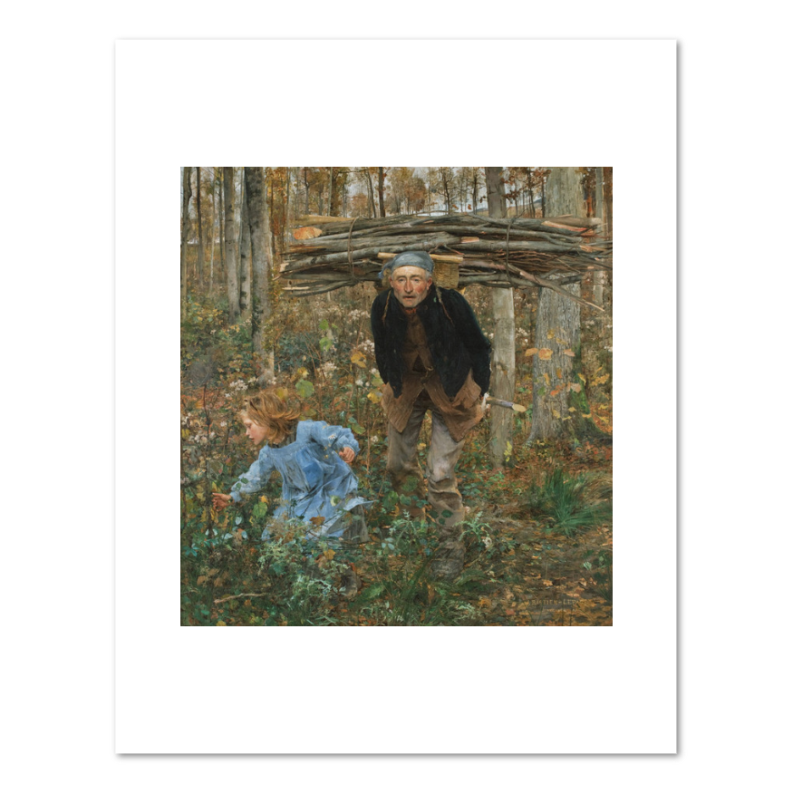 Jules Bastien-Lepage, Le Père Jacques (Woodgatherer), 1881, Fine Art prints in various sizes by 1000Artists.com